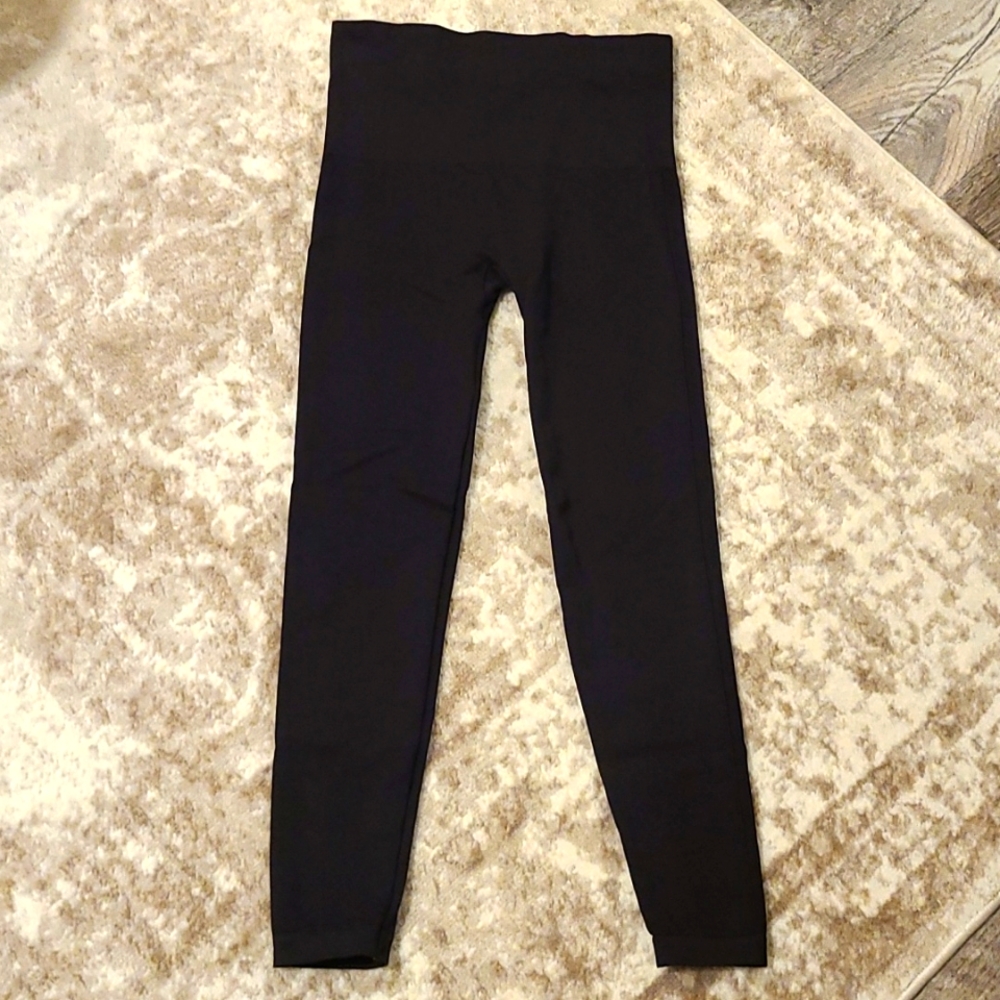 SPANX black leggings.
